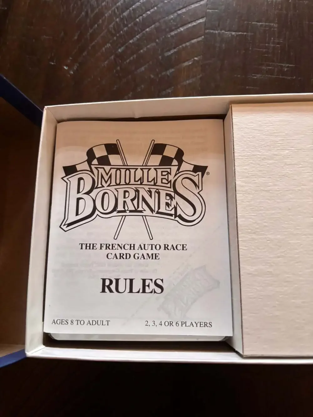 Mille Bornes The Classic Auto Race Card Game Winning Moves Hasbro #1020